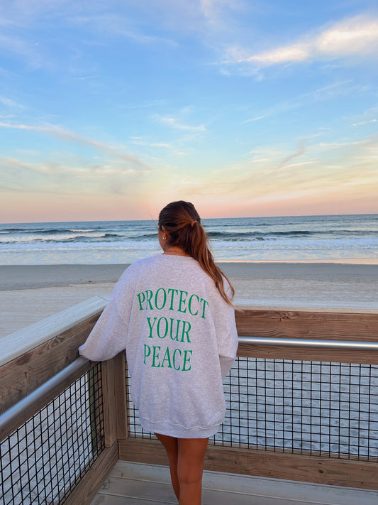 PROTECT YOUR PEACE CREWNECK