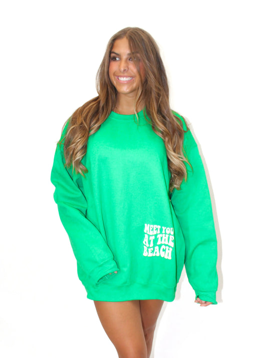 MEET YOU AT THE BEACH CREWNECK Jewels Kennedy Designs