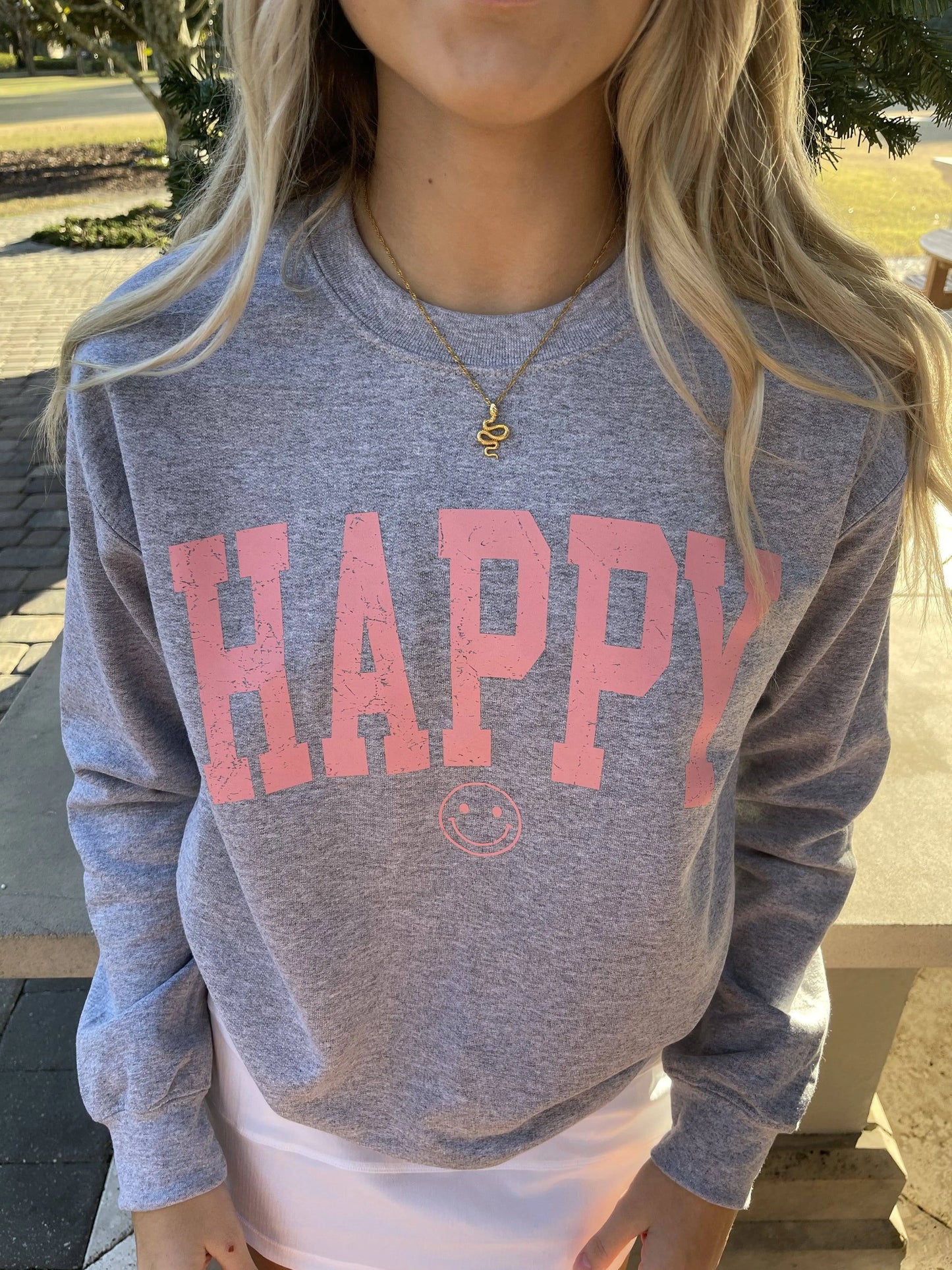 Happy Crewneck - JEWELS KENNEDY DESIGNS