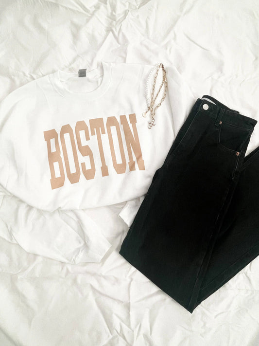 Boston Crewneck - JEWELS KENNEDY DESIGNS