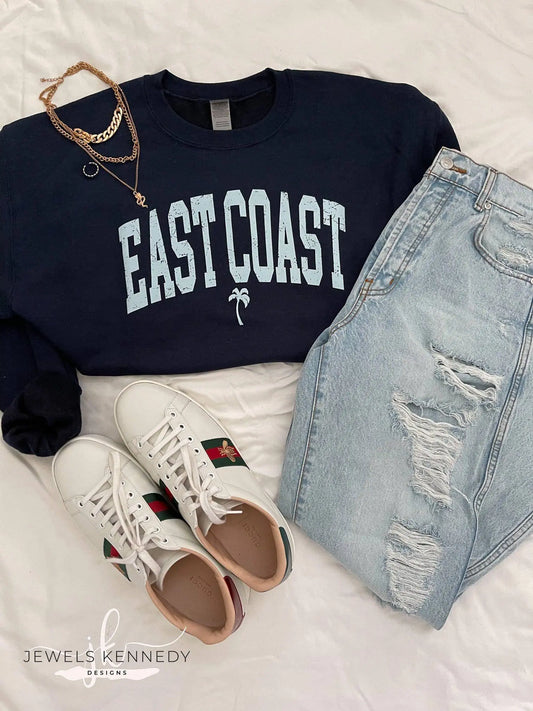East Coast Crewneck - JEWELS KENNEDY DESIGNS