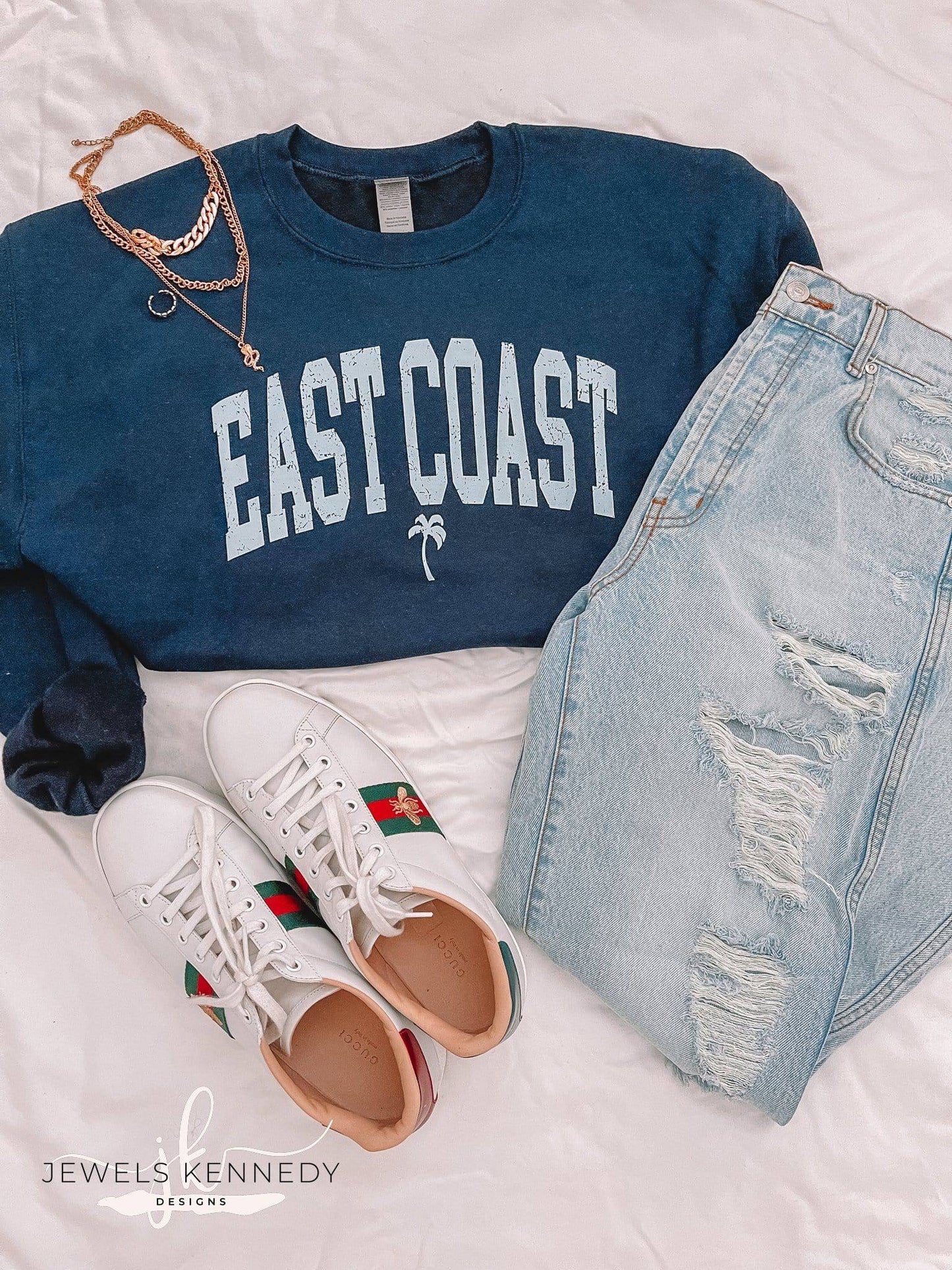 East Coast Crewneck - JEWELS KENNEDY DESIGNS