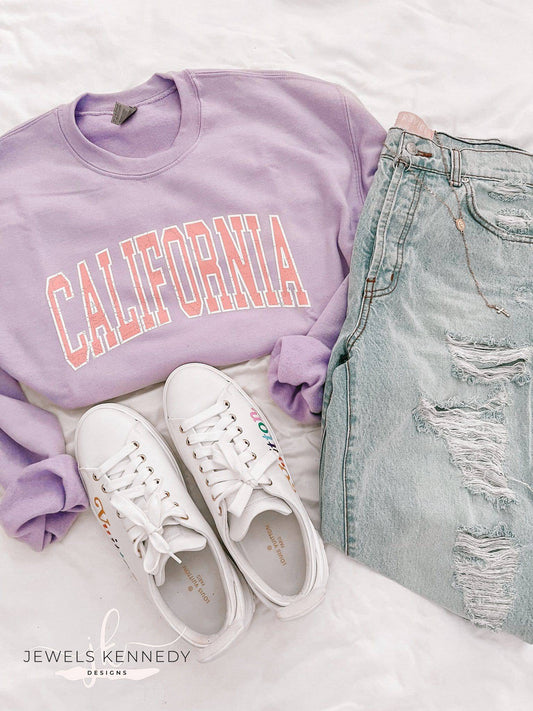 California Crewneck - JEWELS KENNEDY DESIGNS