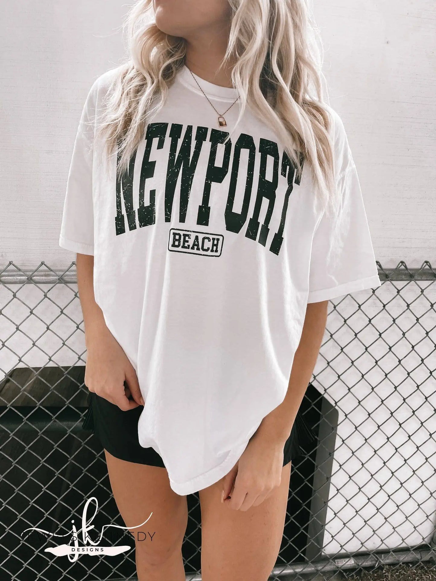 Newport Beach Comfort Colors Shirt - JEWELS KENNEDY DESIGNS