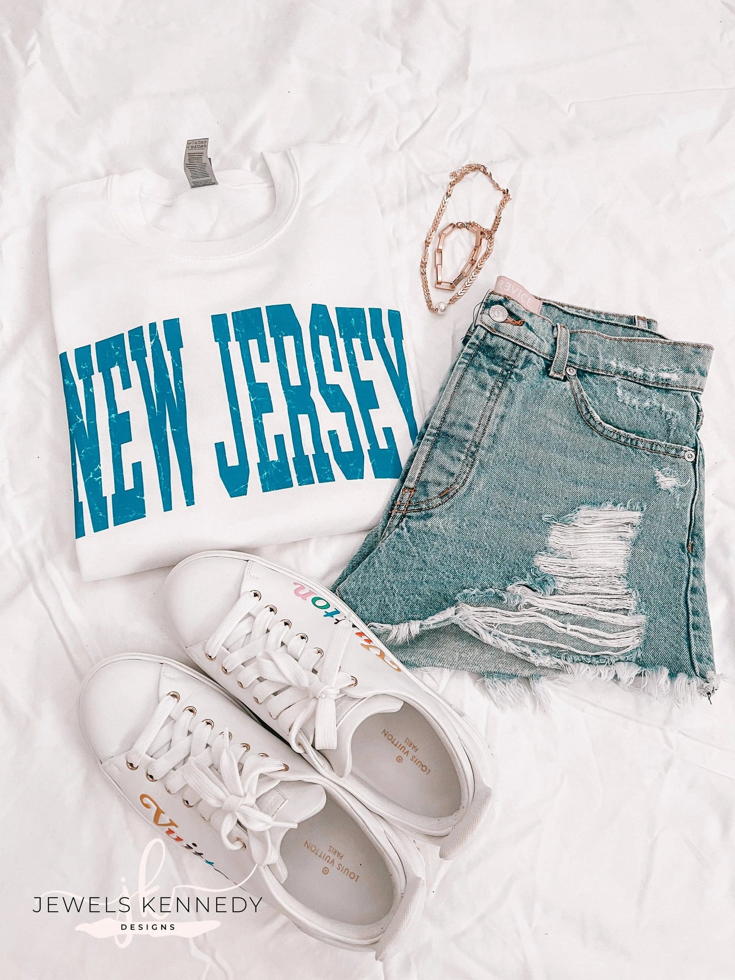 New Jersey Crewneck - JEWELS KENNEDY DESIGNS
