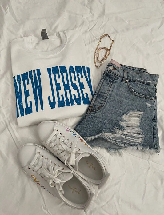 New Jersey Crewneck - JEWELS KENNEDY DESIGNS