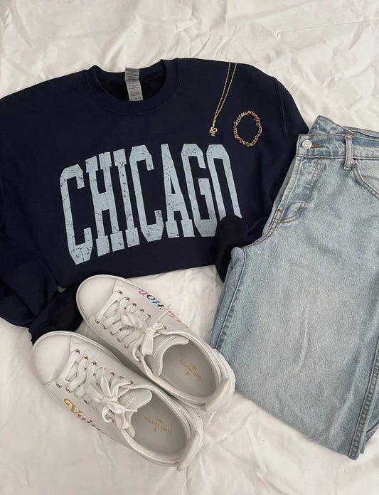 Chicago Crewneck - JEWELS KENNEDY DESIGNS