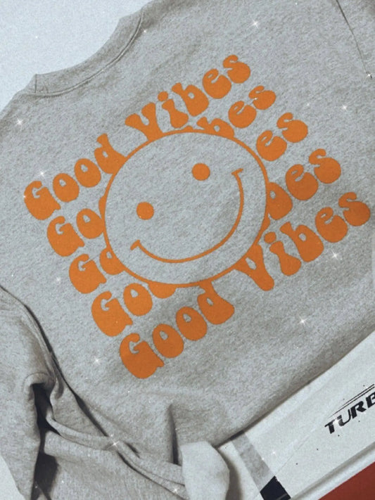 Good Vibes Crewneck - JEWELS KENNEDY DESIGNS