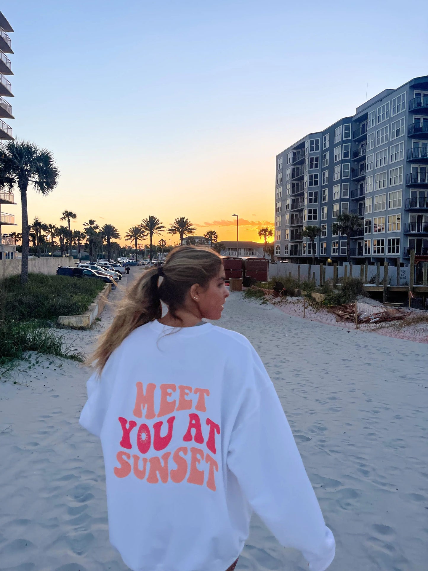 MEET YOU AT SUNSET CREWNECK - Jewels Kennedy Designs