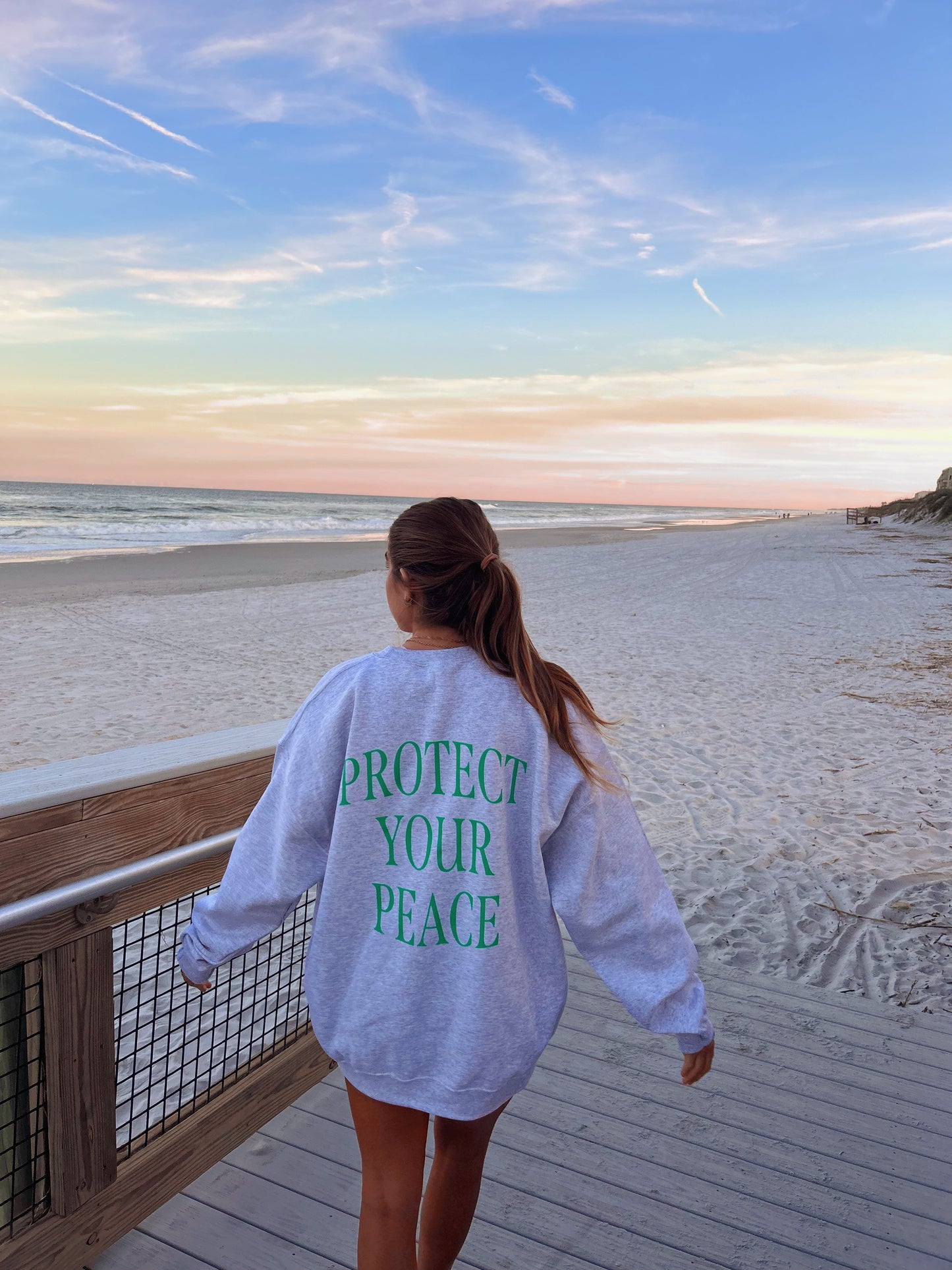 PROTECT YOUR PEACE CREWNECK
