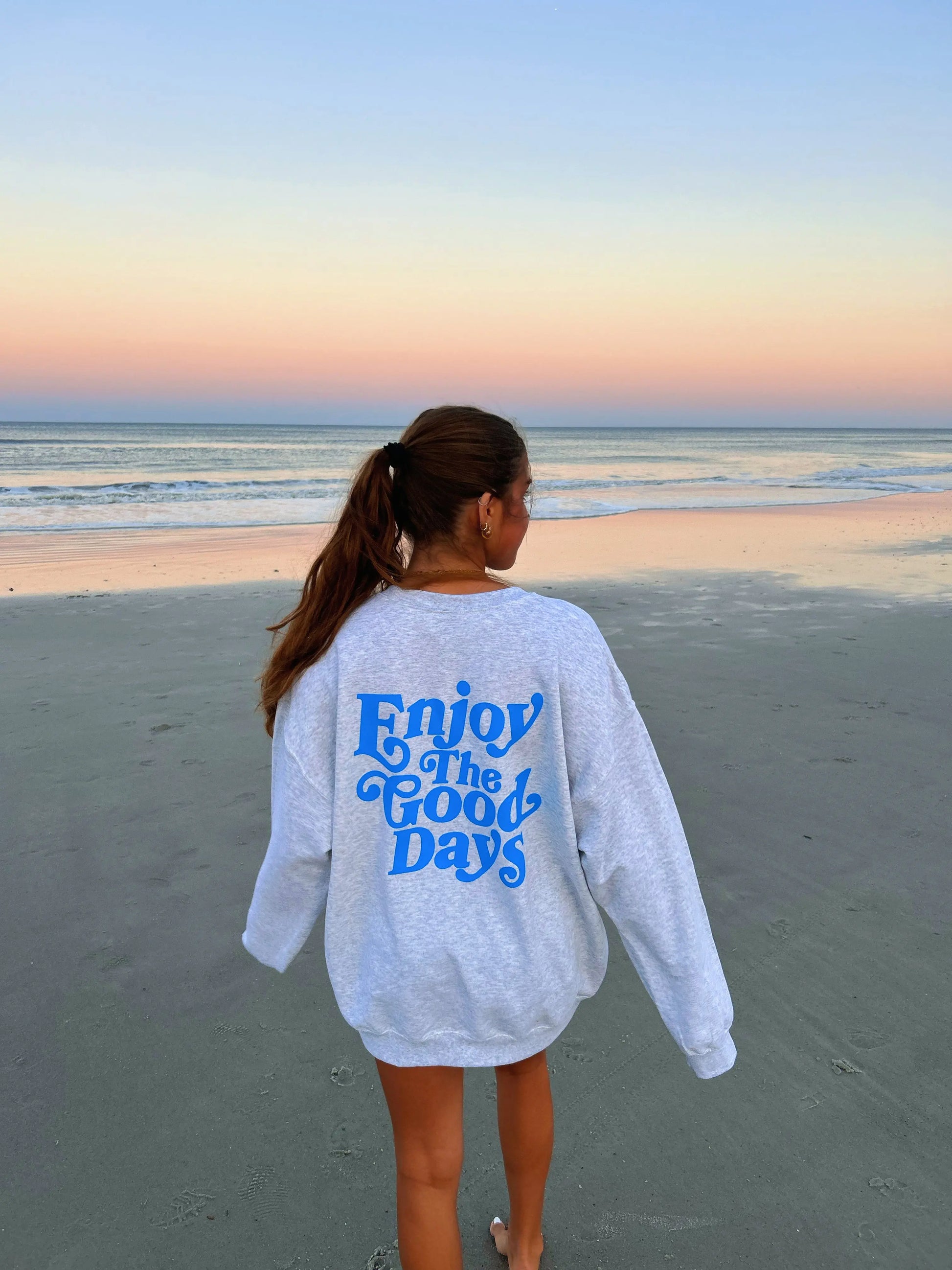 ENJOY THE GOOD DAYS CREWNECK Jewels Kennedy Designs