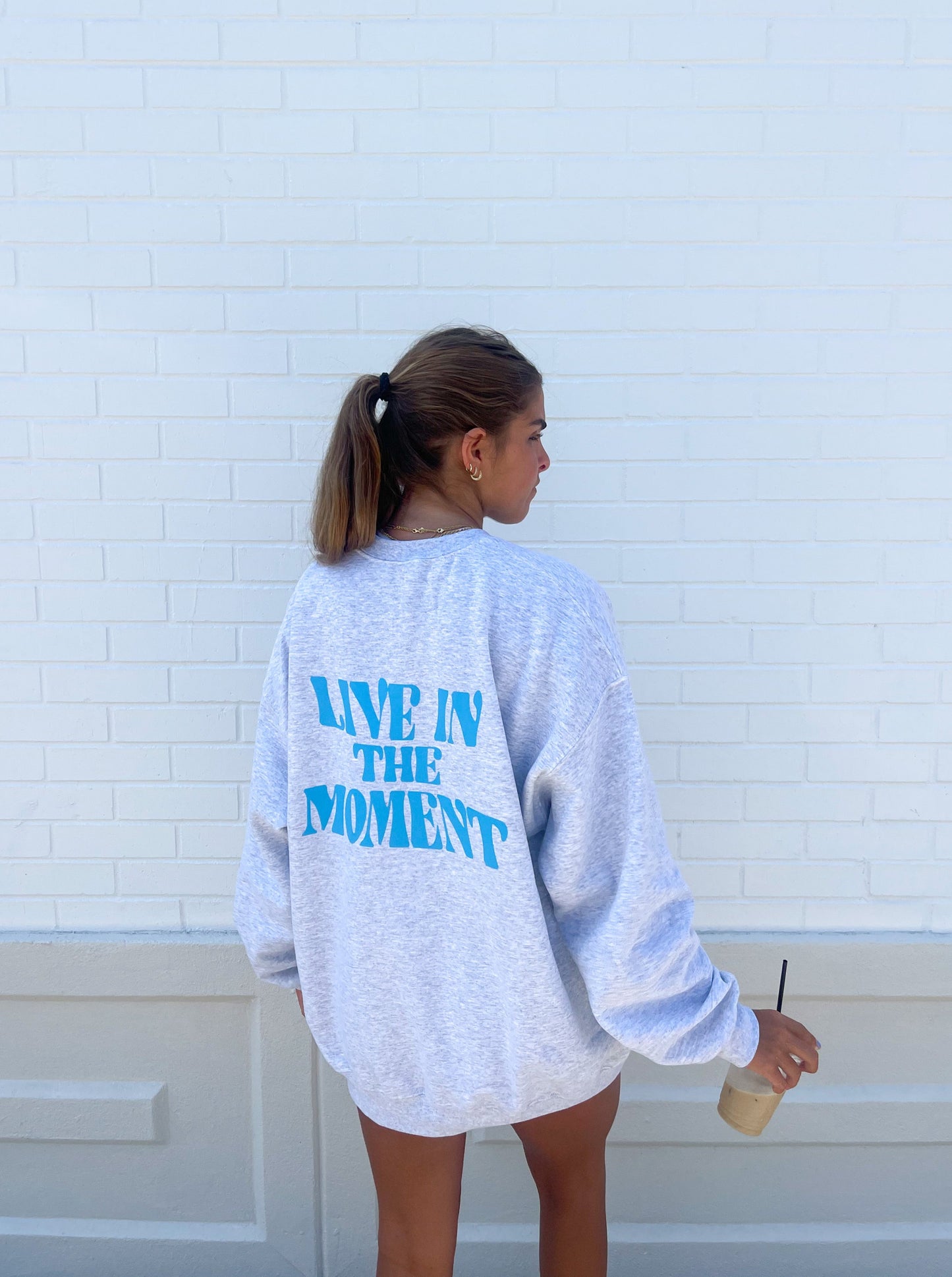 LIVE IN THE MOMENT CREWNECK