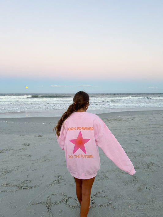 LOOK FORWARD TO THE FUTURE CREWNECK
