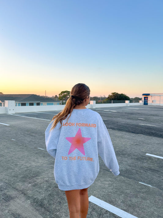 LOOK FORWARD TO THE FUTURE CREWNECK