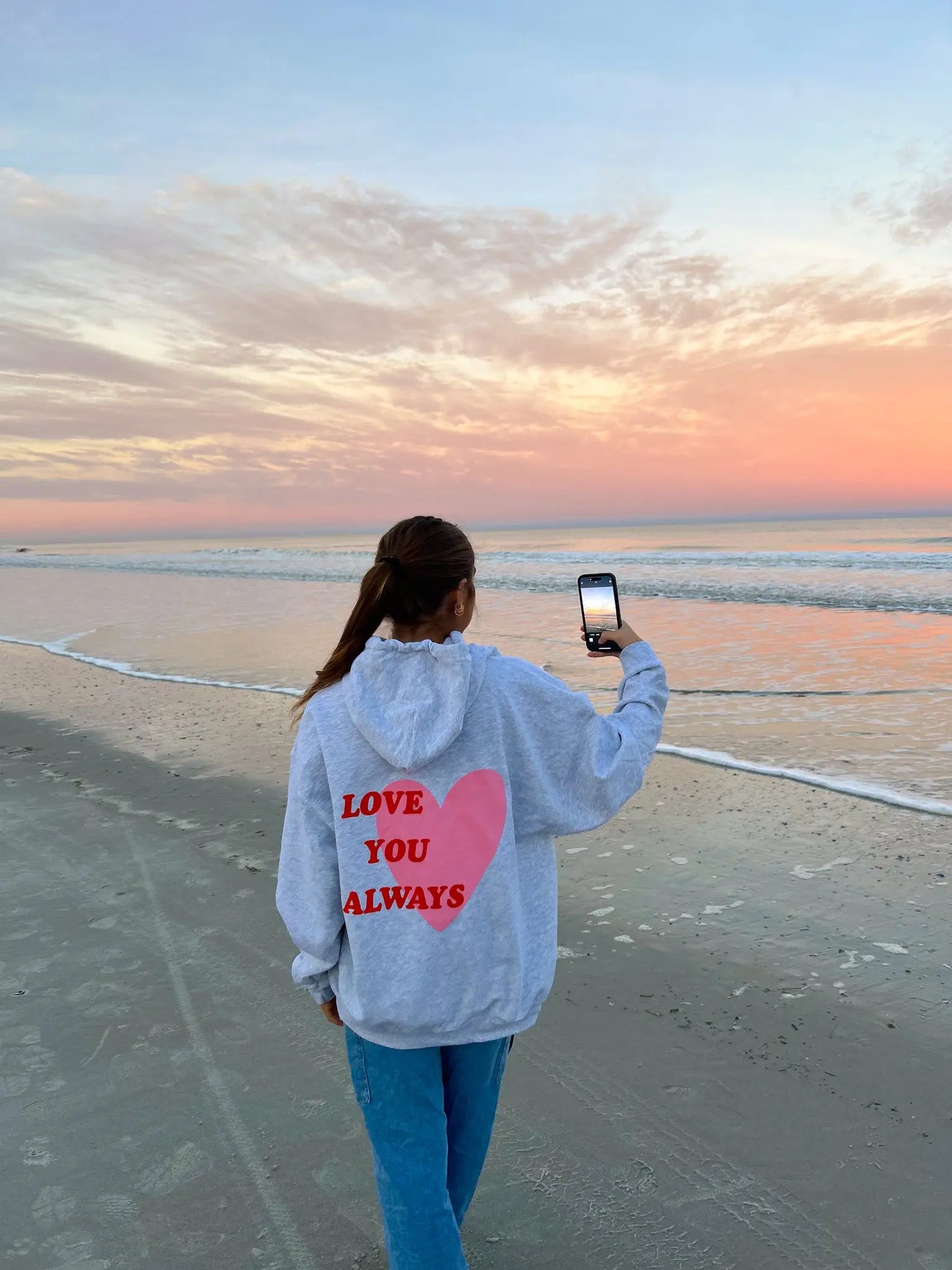 LOVE YOU ALWAYS HOODIE Jewels Kennedy Designs