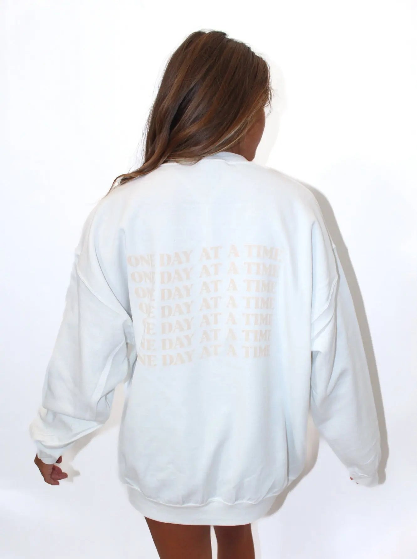 ONE DAY AT A TIME CREWNECK Jewels Kennedy Designs