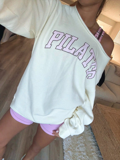 PILATES OFF SHOULDER CREW Jewels Kennedy Designs