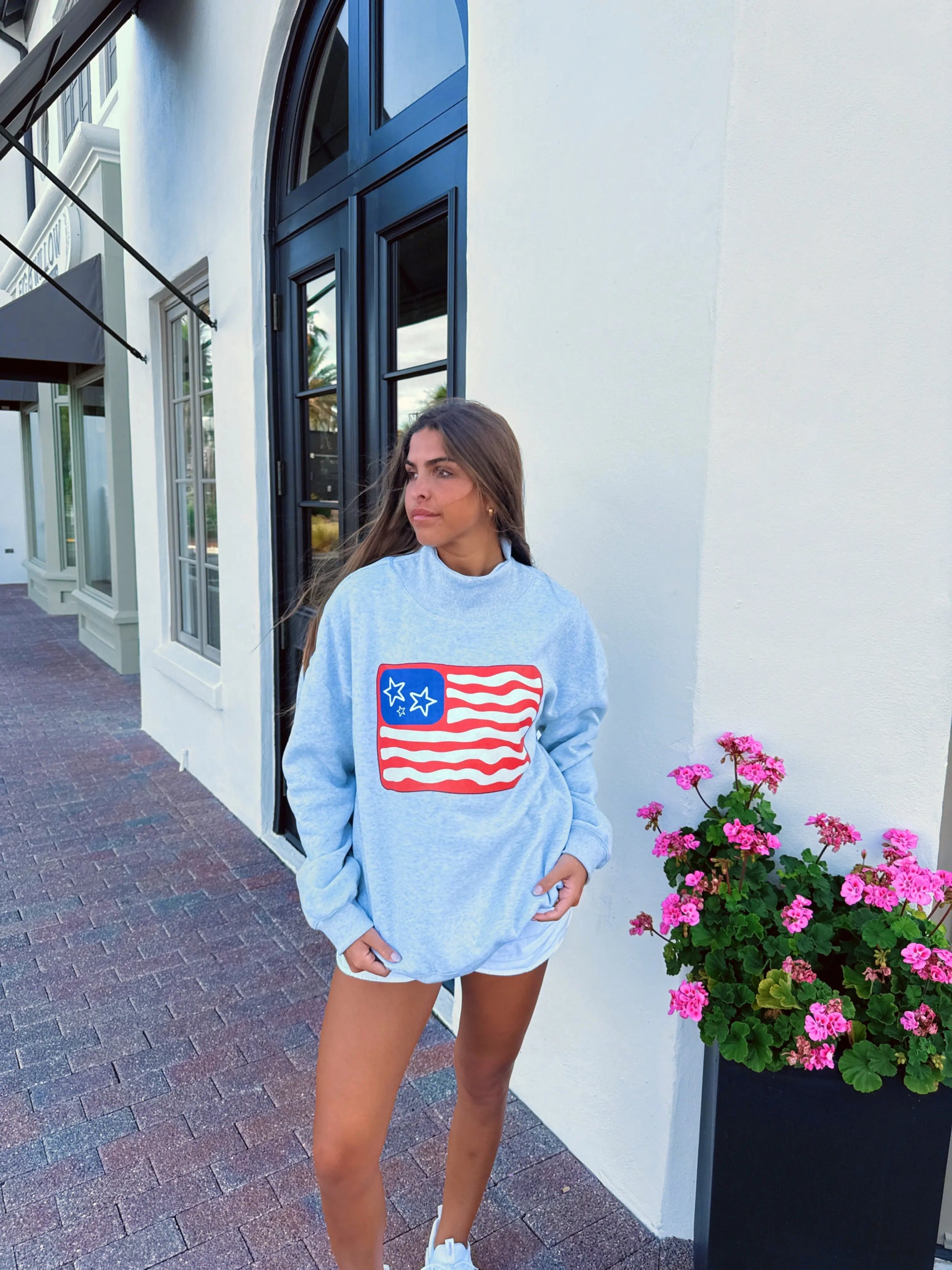 STARS N STRIPES MOCKNECK Jewels Kennedy Designs