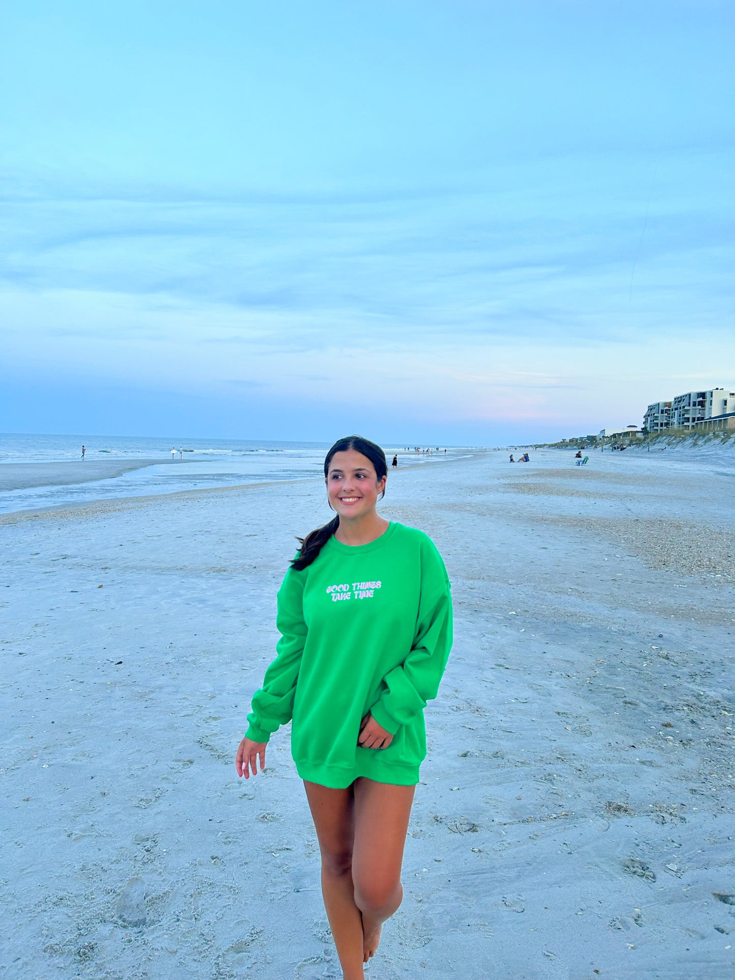 GOOD THINGS TAKE TIME CREWNECK