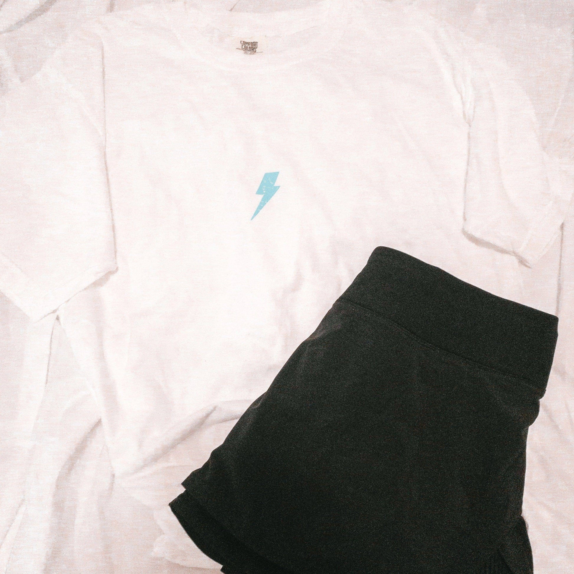Lightning Bolt Comfort Colors Shirt - JEWELS KENNEDY DESIGNS