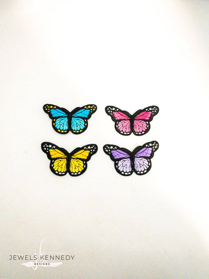 Butterfly Embroidered Patch Crewneck - JEWELS KENNEDY DESIGNS