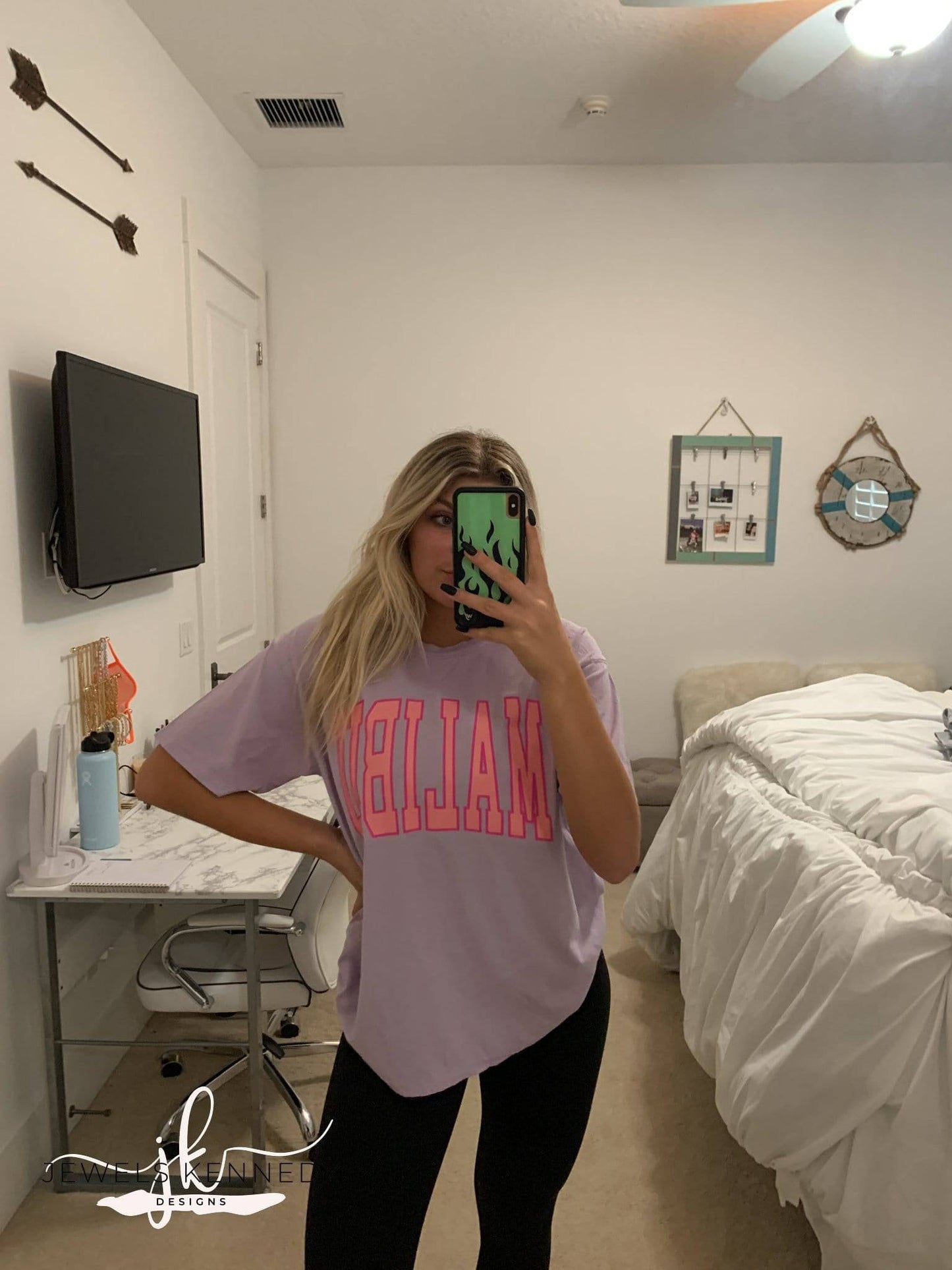 Malibu Comfort Colors Shirt - Orchid - JEWELS KENNEDY DESIGNS
