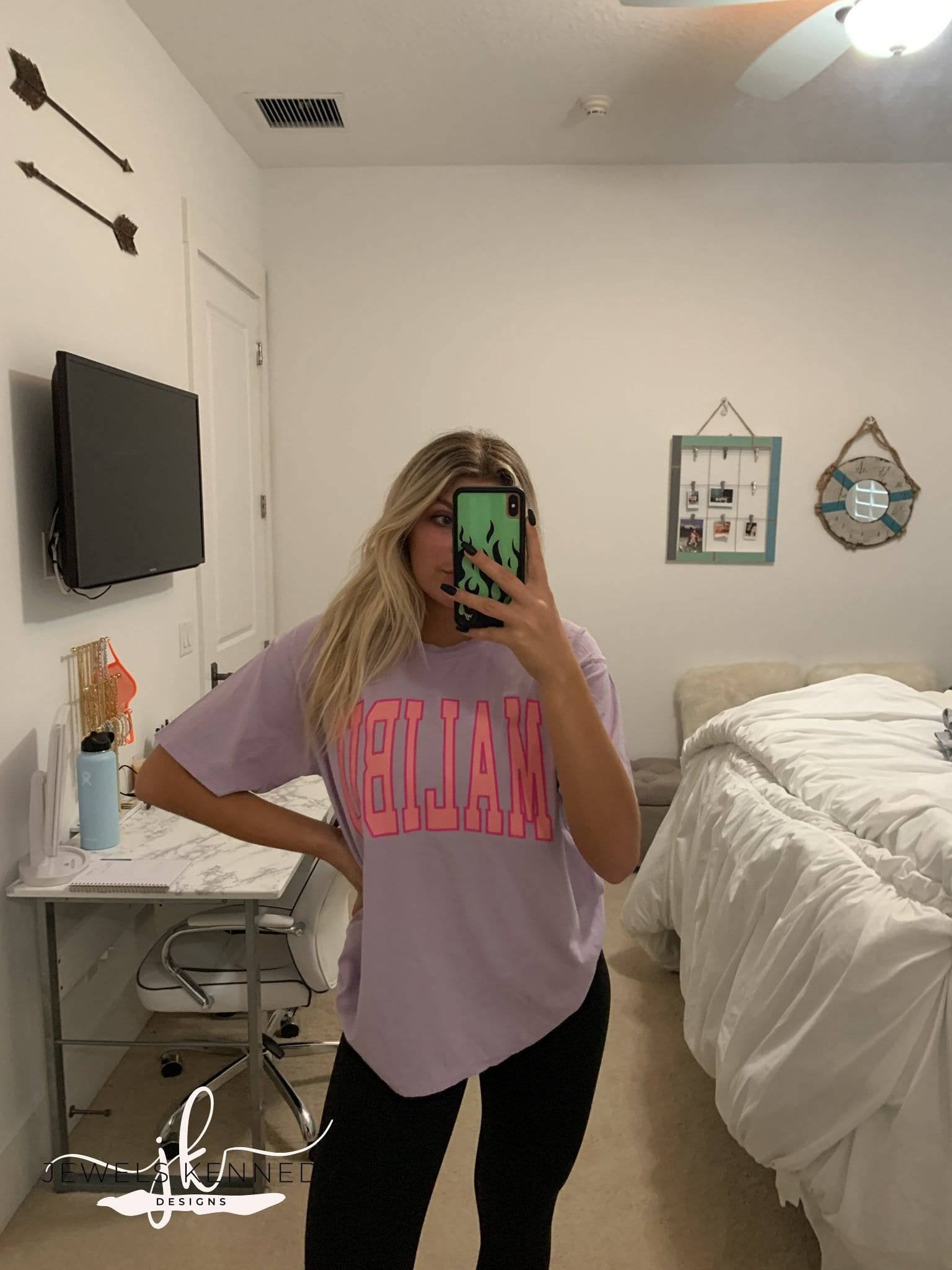 Malibu Comfort Colors Shirt - Orchid - JEWELS KENNEDY DESIGNS