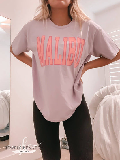 Malibu Comfort Colors Shirt - Orchid - JEWELS KENNEDY DESIGNS