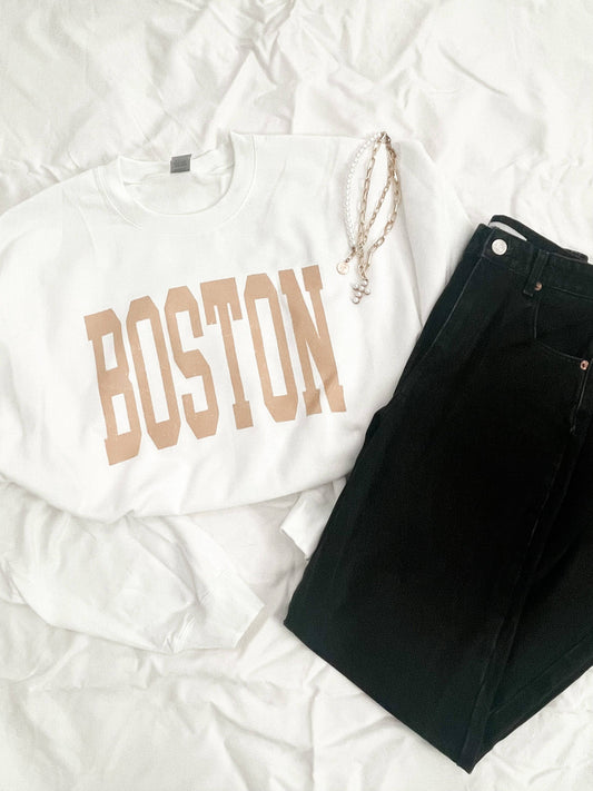 Boston Crewneck - JEWELS KENNEDY DESIGNS