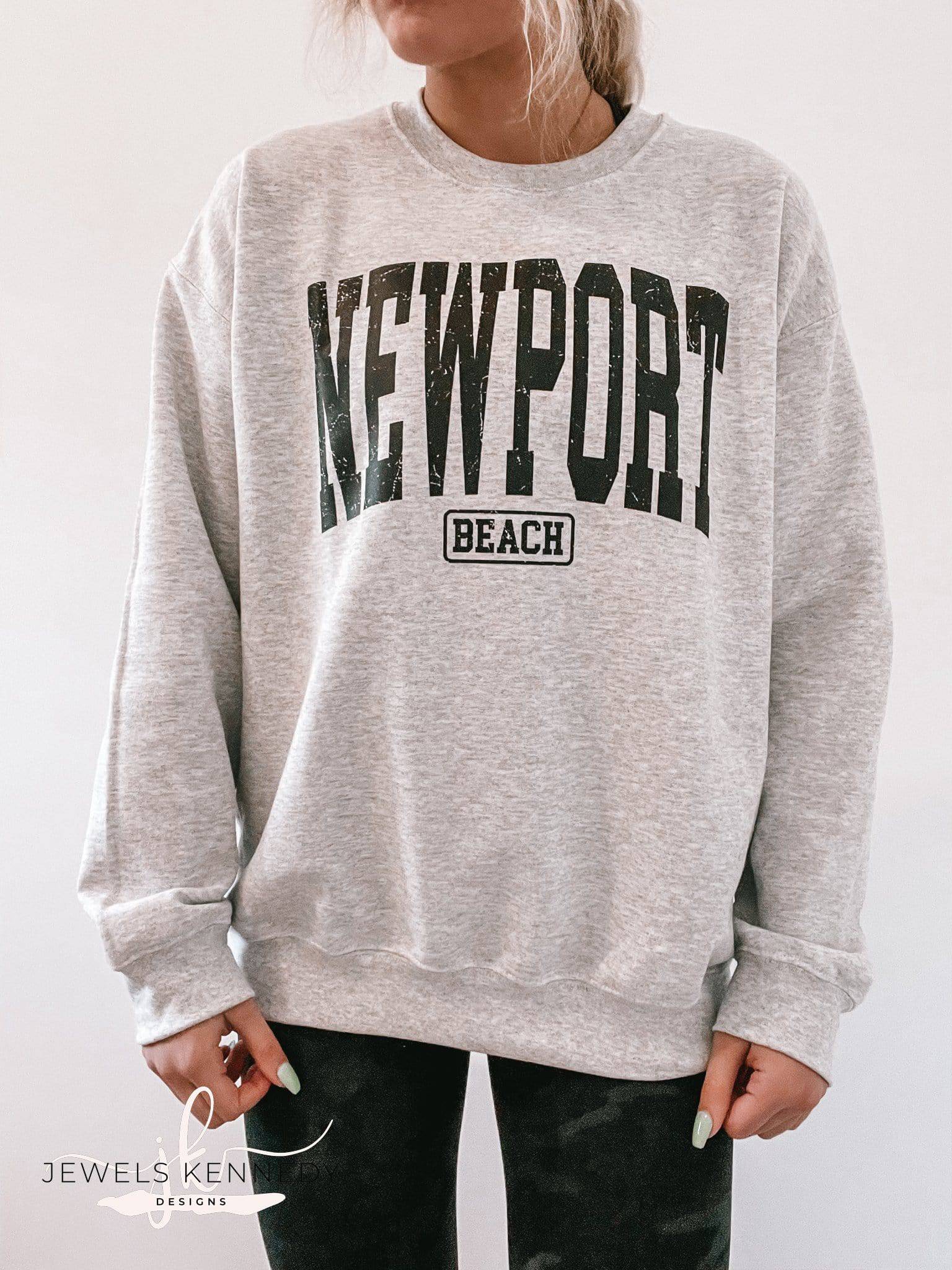 Newport Beach Crewneck - JEWELS KENNEDY DESIGNS