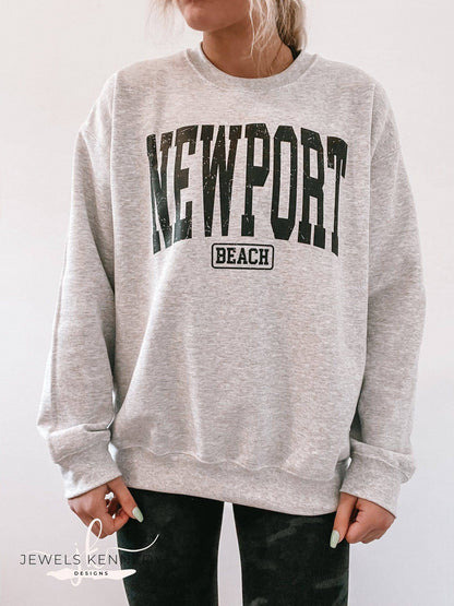 Newport Beach Crewneck - JEWELS KENNEDY DESIGNS