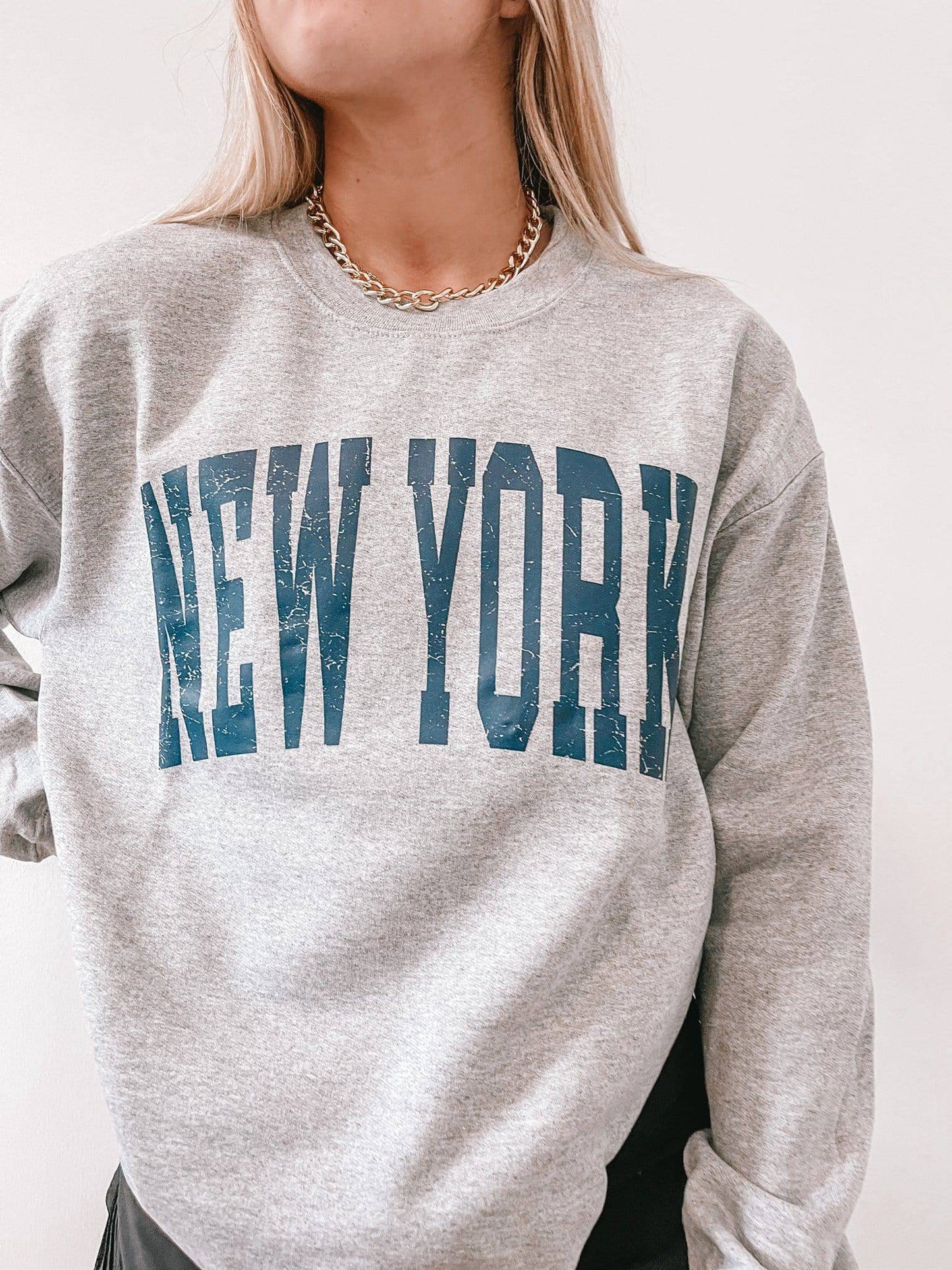 New York Crewneck - JEWELS KENNEDY DESIGNS