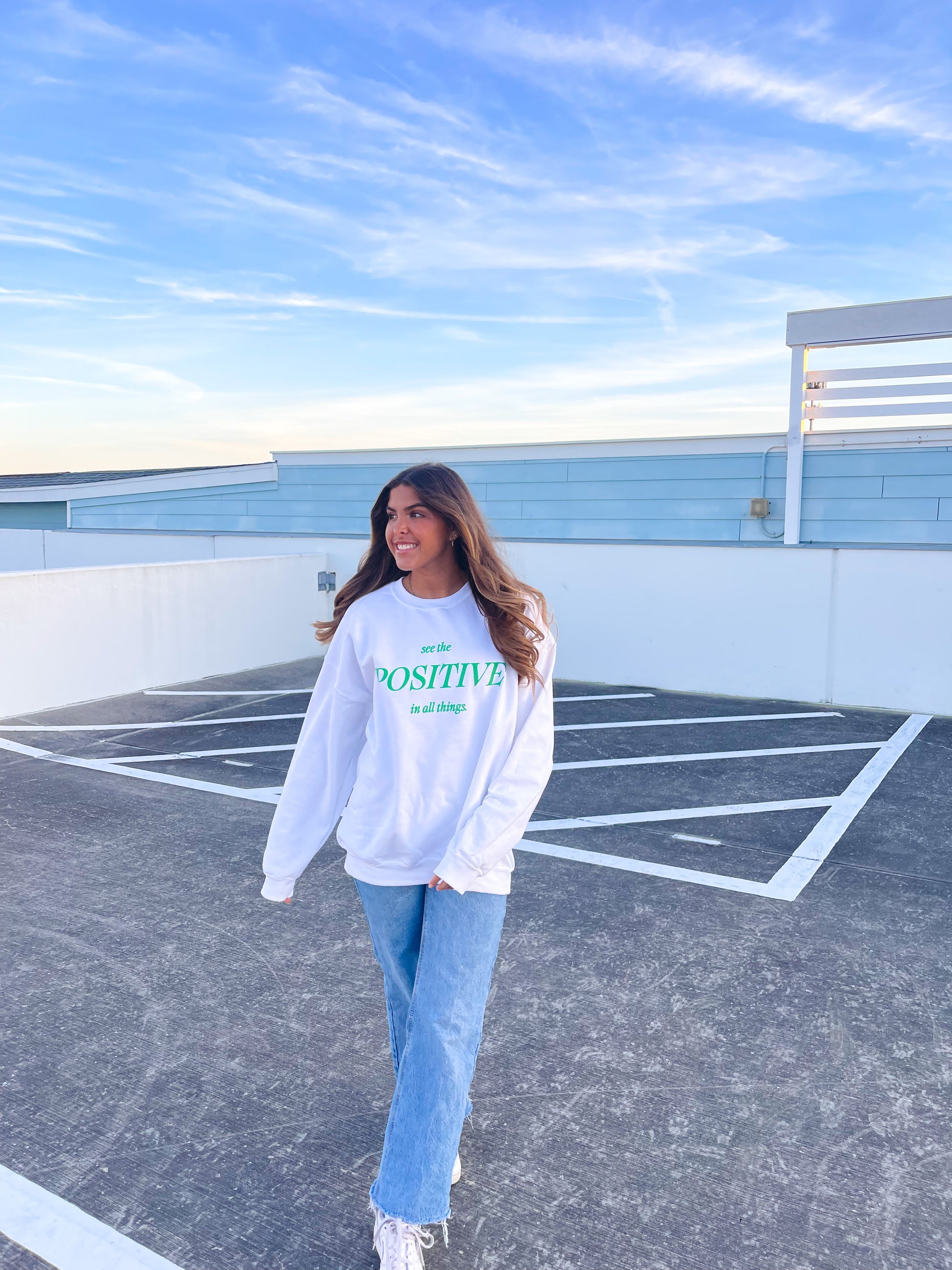 SEE THE POSITIVE CREWNECK - Jewels Kennedy Designs