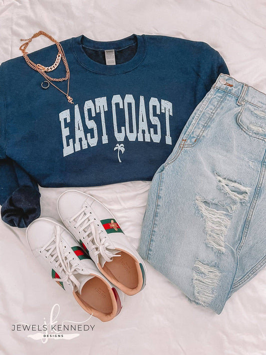 East Coast Crewneck - JEWELS KENNEDY DESIGNS