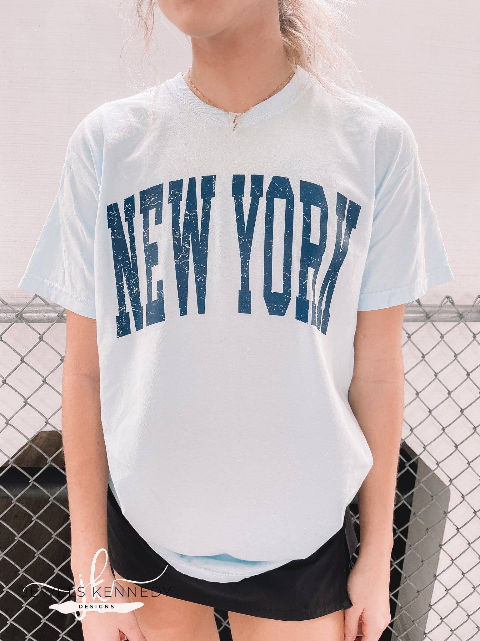 New York Comfort Colors Shirt - JEWELS KENNEDY DESIGNS