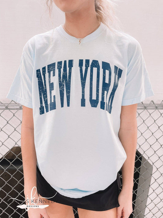 New York Comfort Colors Shirt - JEWELS KENNEDY DESIGNS