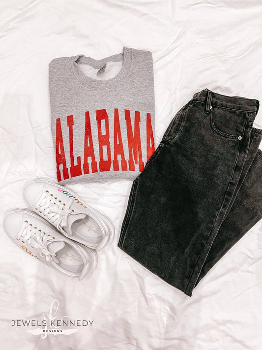 Alabama Crewneck - JEWELS KENNEDY DESIGNS