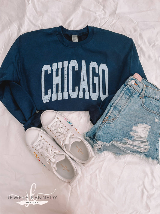 Chicago Crewneck - JEWELS KENNEDY DESIGNS