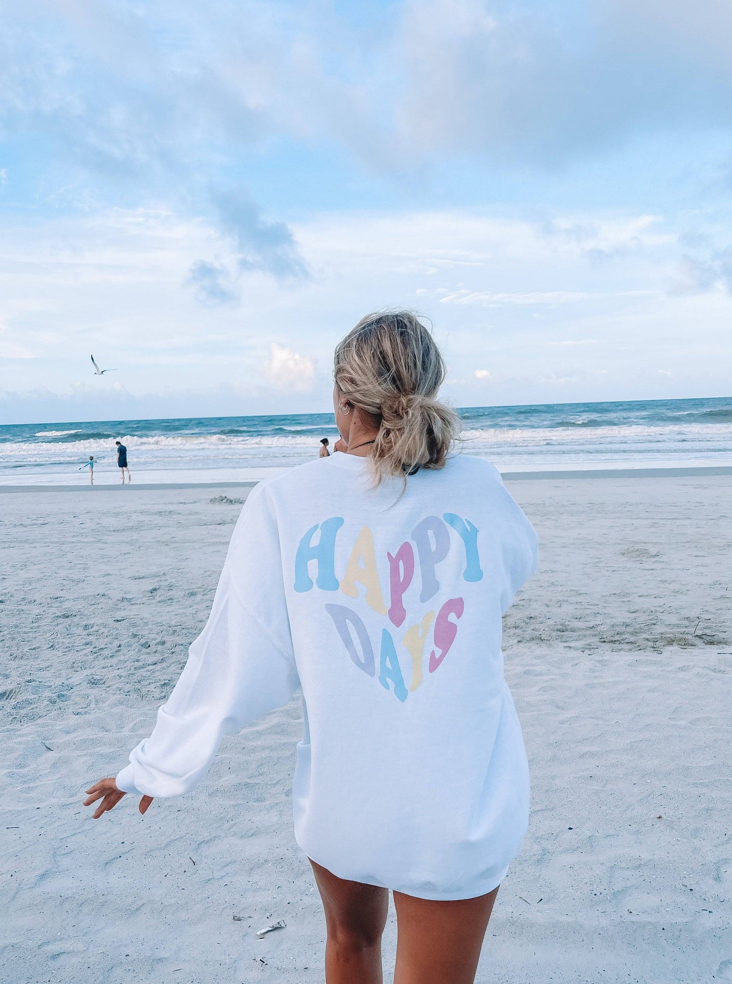 HAPPY DAYS CREWNECK - JEWELS KENNEDY DESIGNS