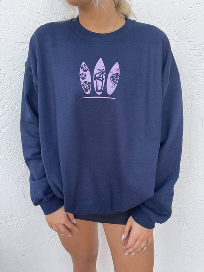 Surfboard Crewneck - JEWELS KENNEDY DESIGNS