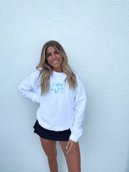 Surfboard Van Crewneck - JEWELS KENNEDY DESIGNS