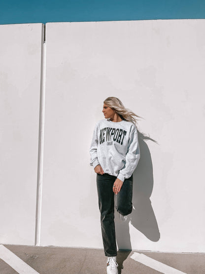 Newport Beach Crewneck - JEWELS KENNEDY DESIGNS