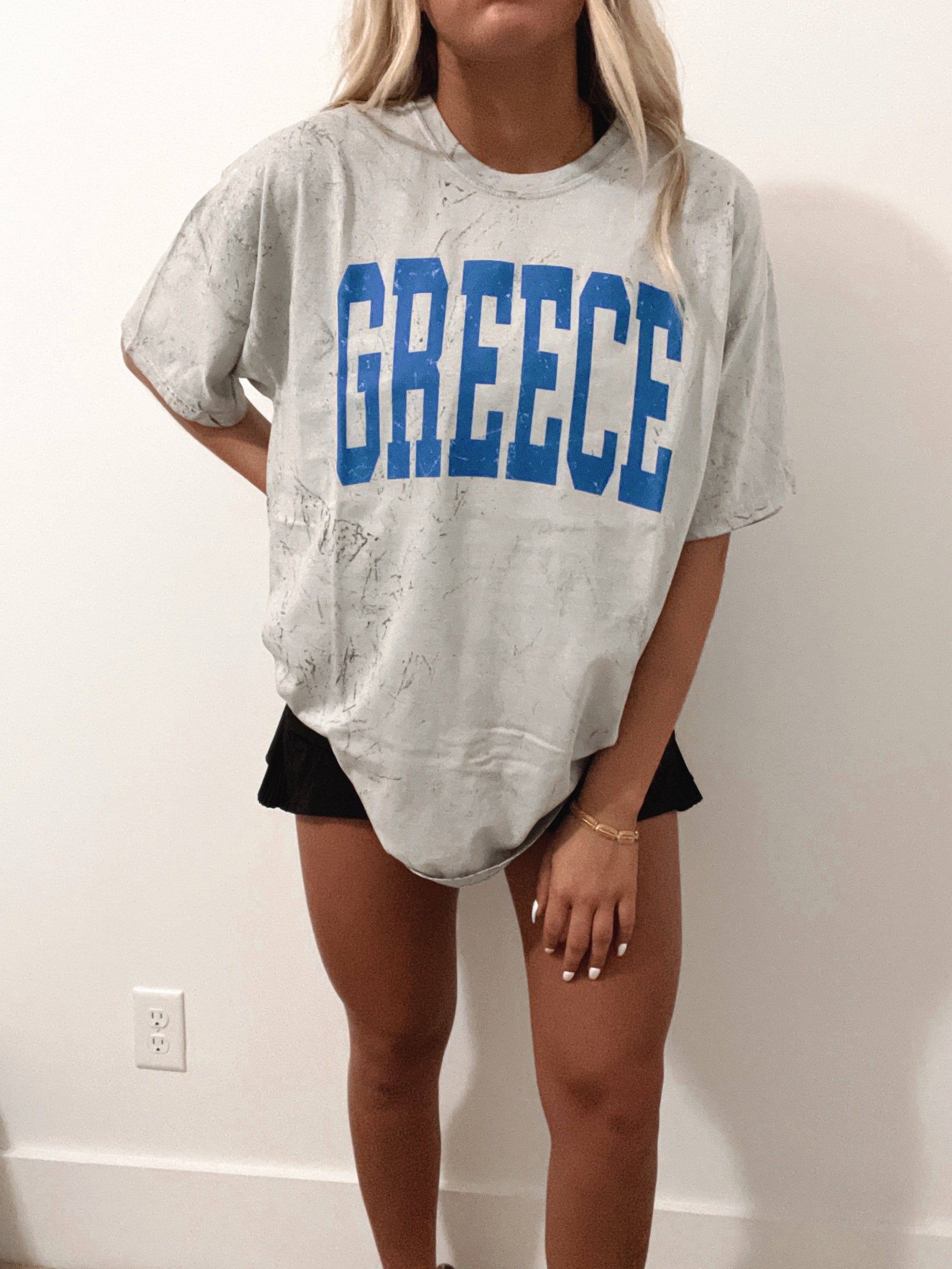 Greece Comfort Colors Shirt - JEWELS KENNEDY DESIGNS