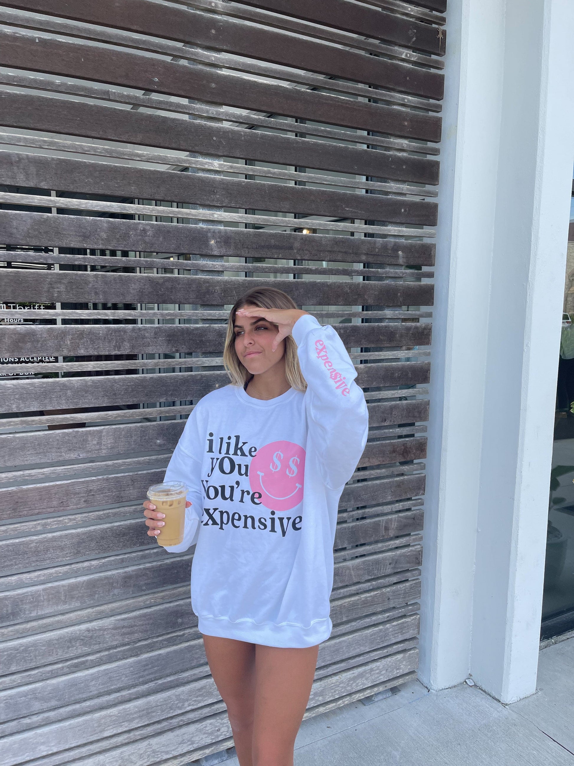YOU’RE EXPENSIVE CREWNECK - JEWELS KENNEDY DESIGNS