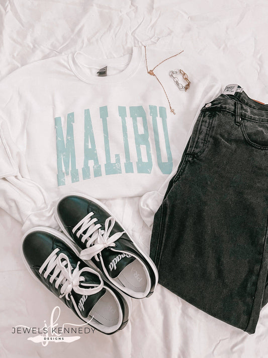 Malibu Crewneck - JEWELS KENNEDY DESIGNS