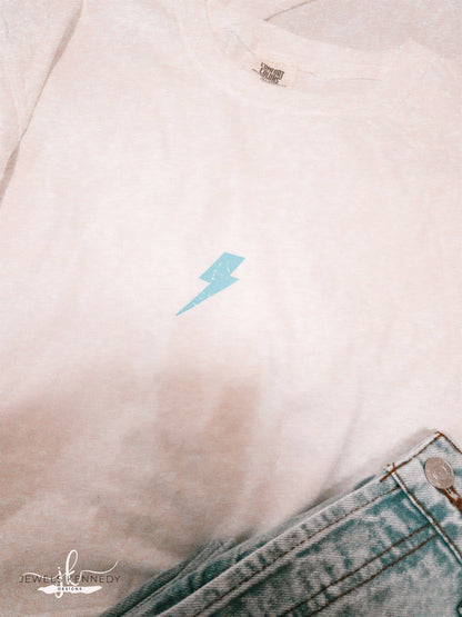 Lightning Bolt Comfort Colors Shirt - JEWELS KENNEDY DESIGNS